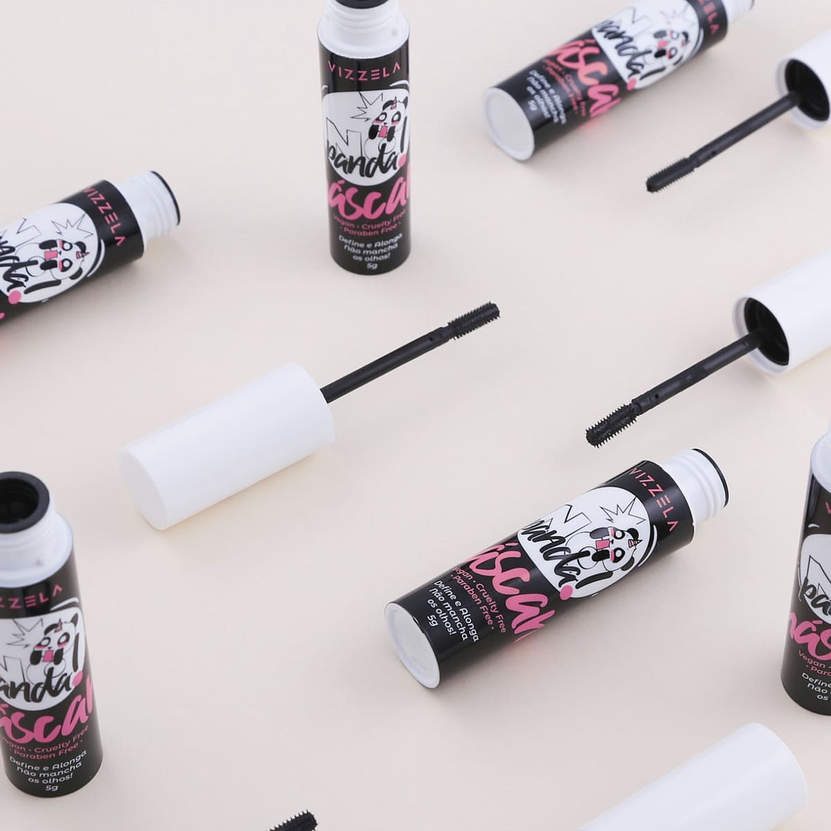 Máscara Para Cílios No Panda Vizzela - Preta