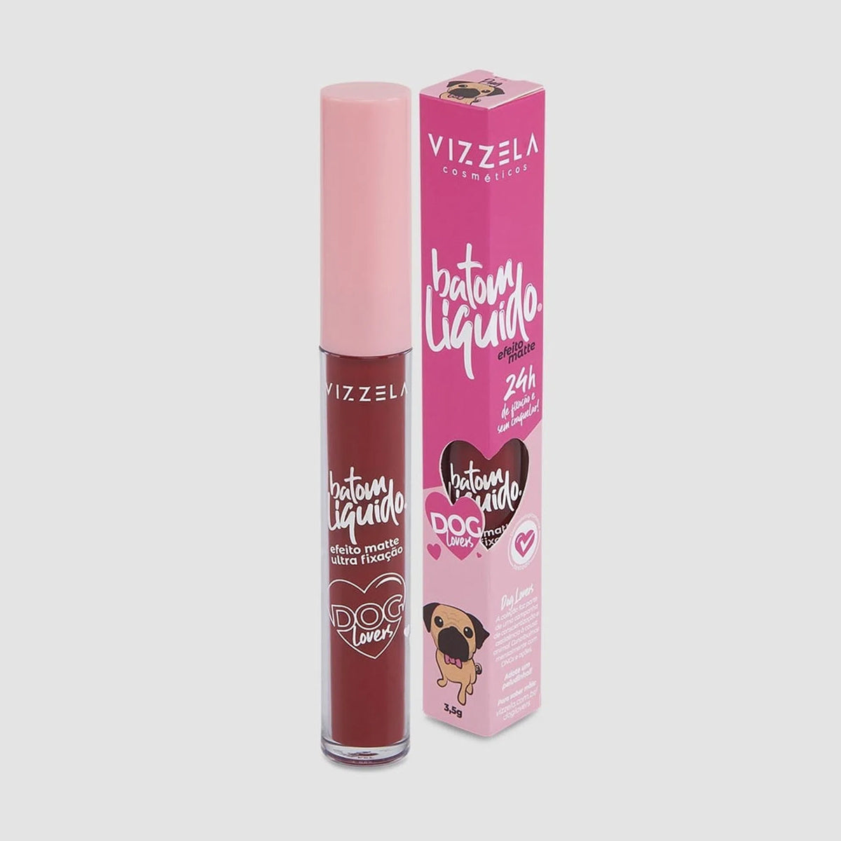 Batom Líquido Vizzela - Cor 10 Pug