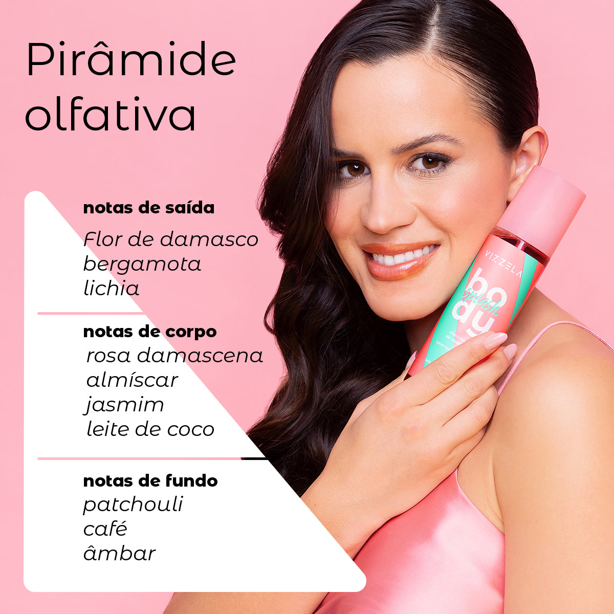 Body Splash Deo Colônia Cheirinho De Vizzela