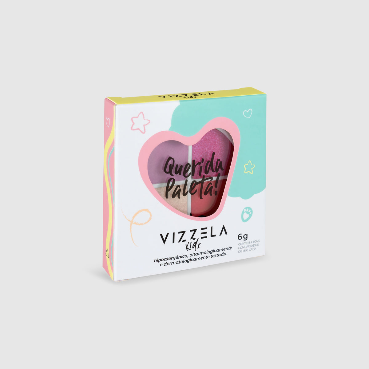 Paleta de Sombras Infantil - Querida Paleta