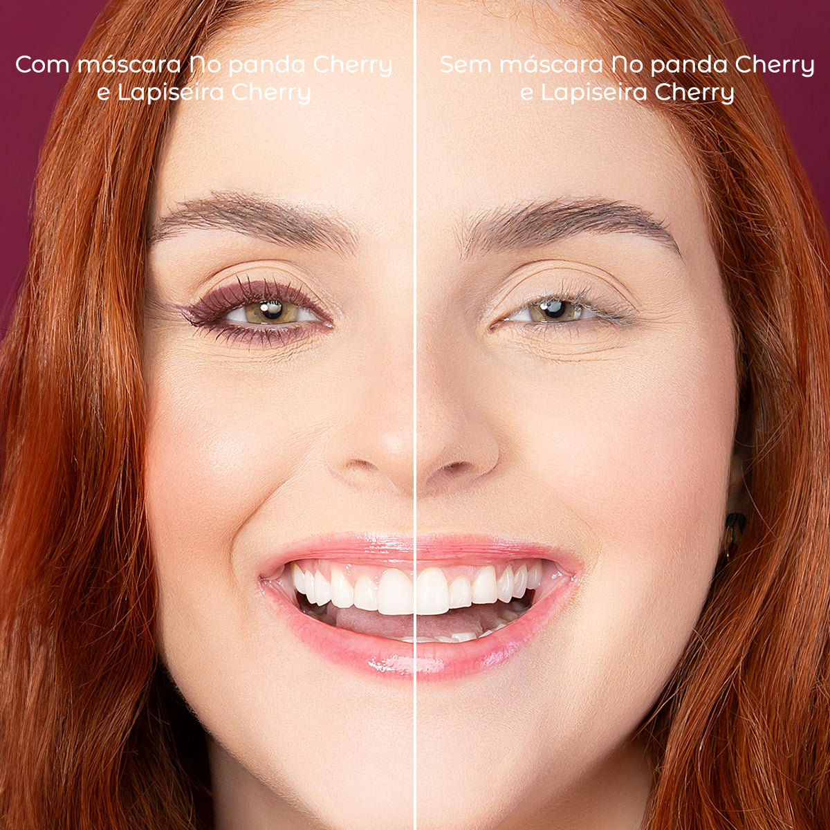 Máscara para Cílios No Panda Cherry - Bordô