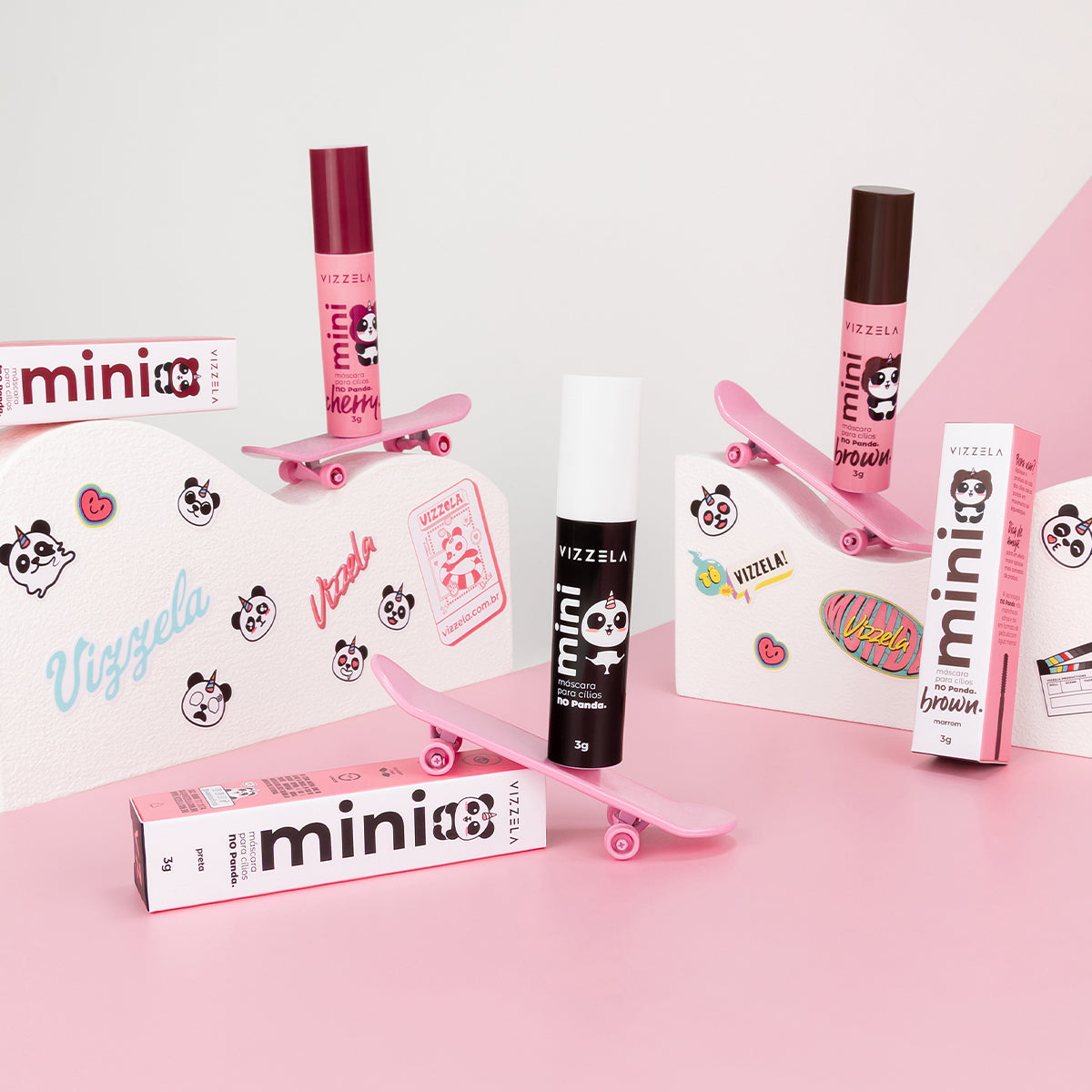Kit 3 Mini Máscaras - Vizzela
