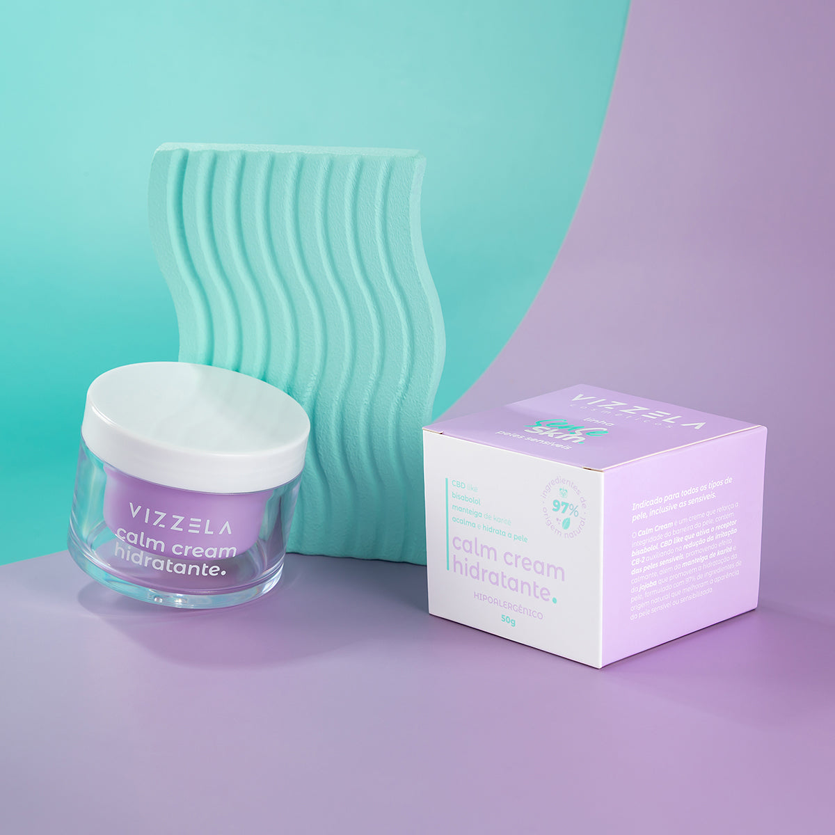 Hidratante Facial Cream Calm Sense Skin - Peles Sensíveis