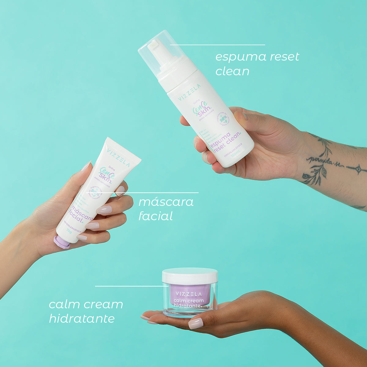 Espuma De Limpeza Reset Clean Sense Skin – Peles Sensíveis