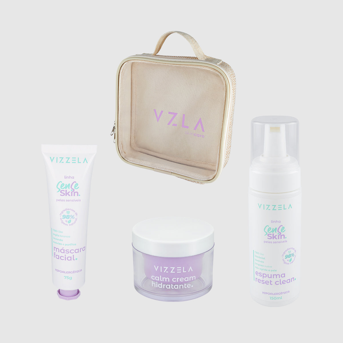 Kit Linha Sense Skin Peles Sensíveis