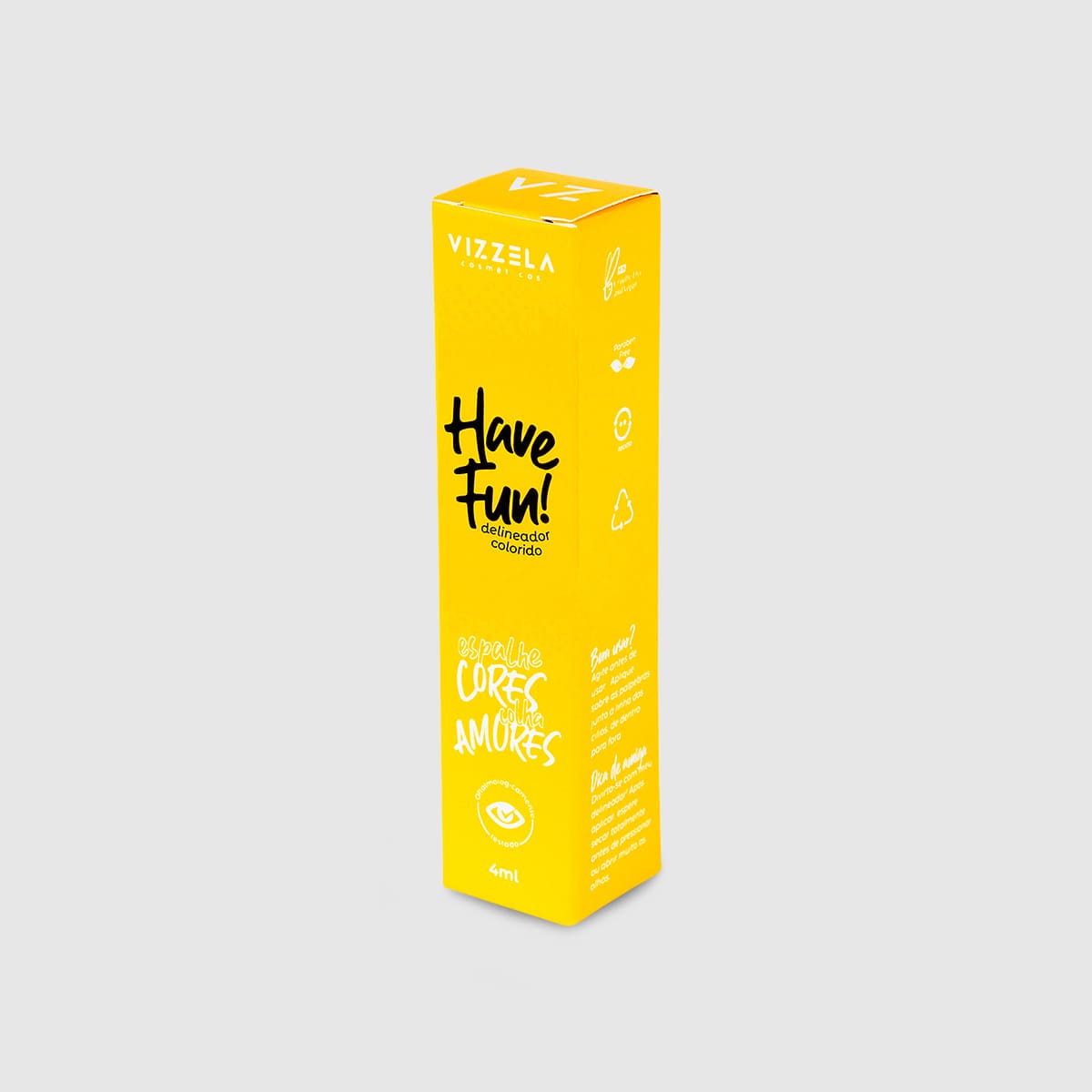 delineador líquido amarelo