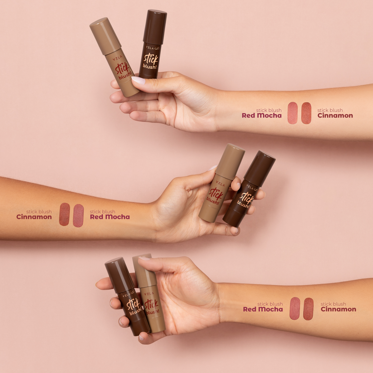 Blush Stick Cinnamon - Vizzela