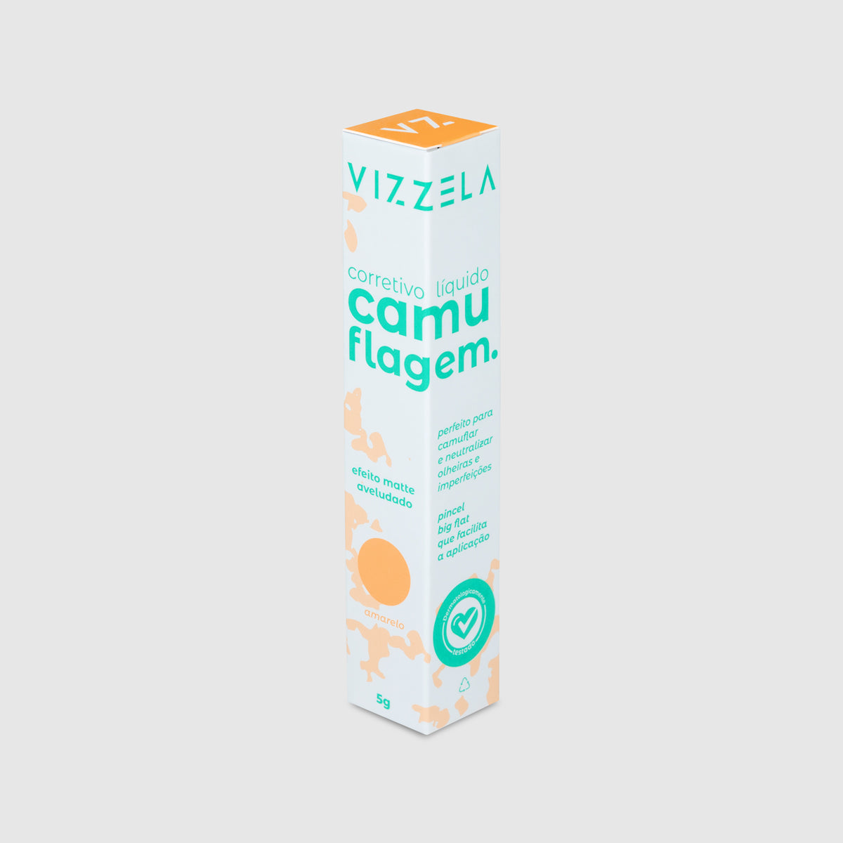 Corretivo Camuflagem – Amarelo - Vizzela