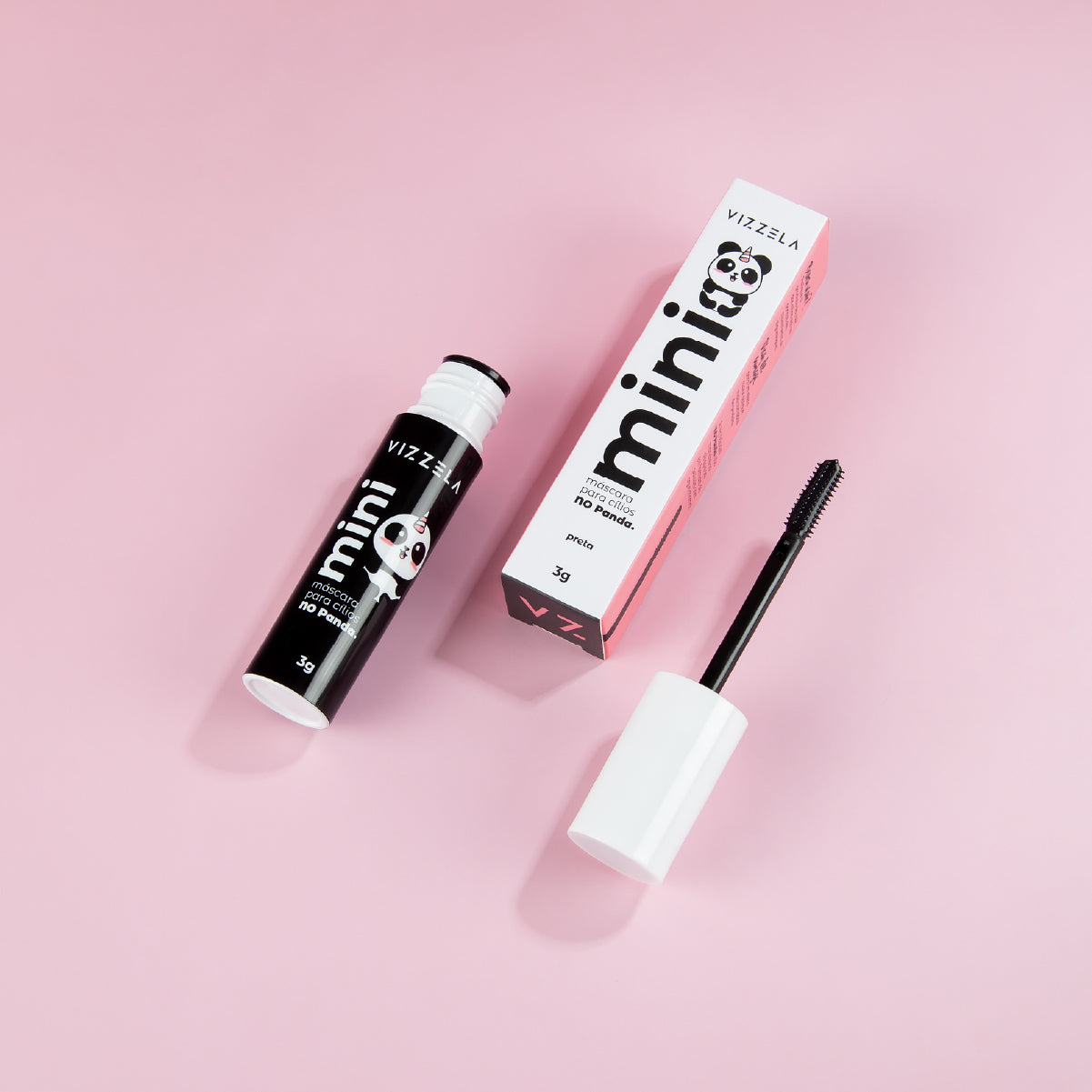 Mini Máscara Para Cílios No Panda – Preta