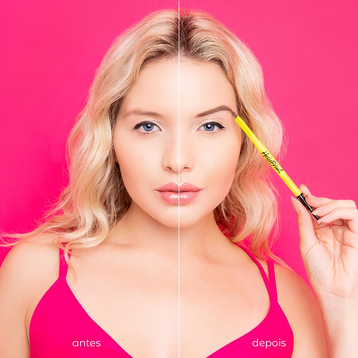 Lapiseira para sobrancelhas hello brow – vizzela cor 02