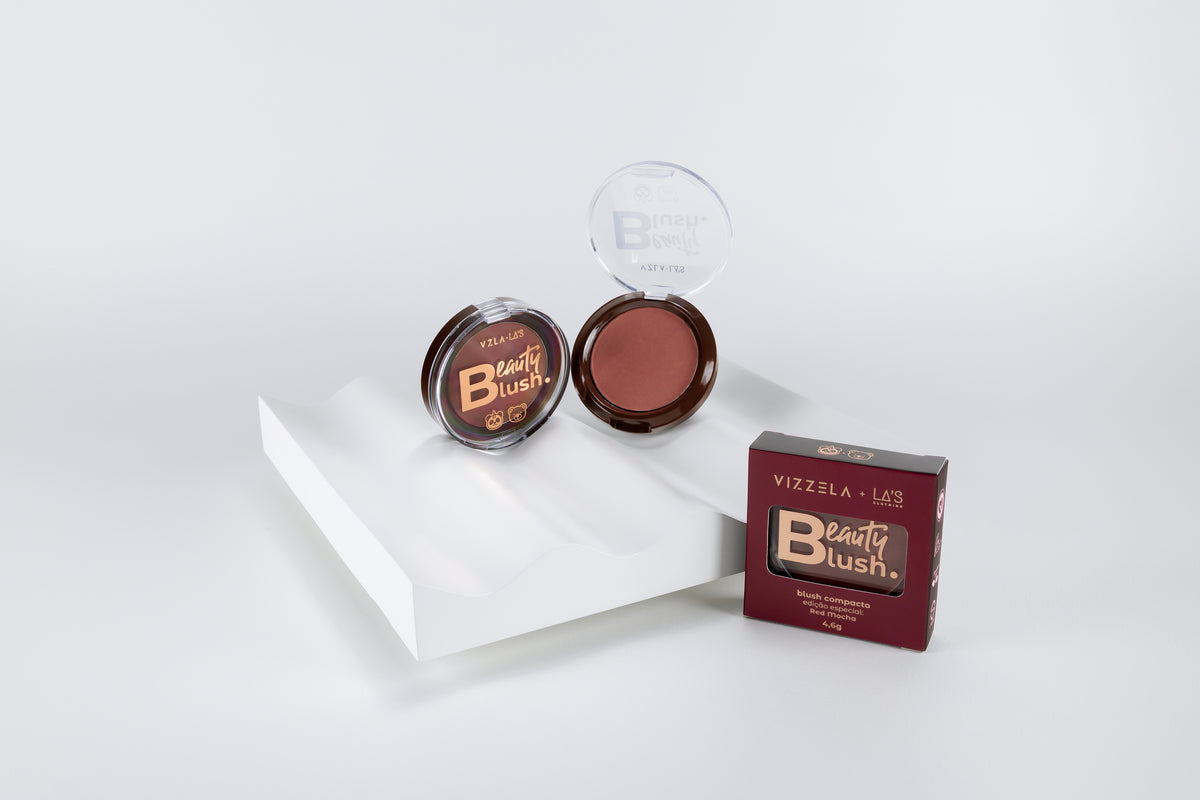Beauty Blush Compacto Red Mocha - vizzela + la’s – Vizzela Cosméticos