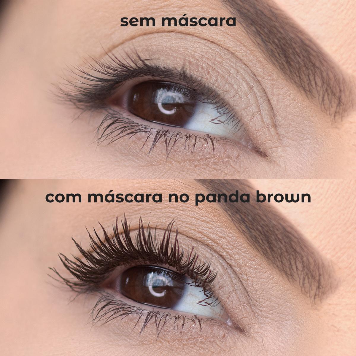 Máscara Para Cílios Marrom - No Panda Brown Vizzela