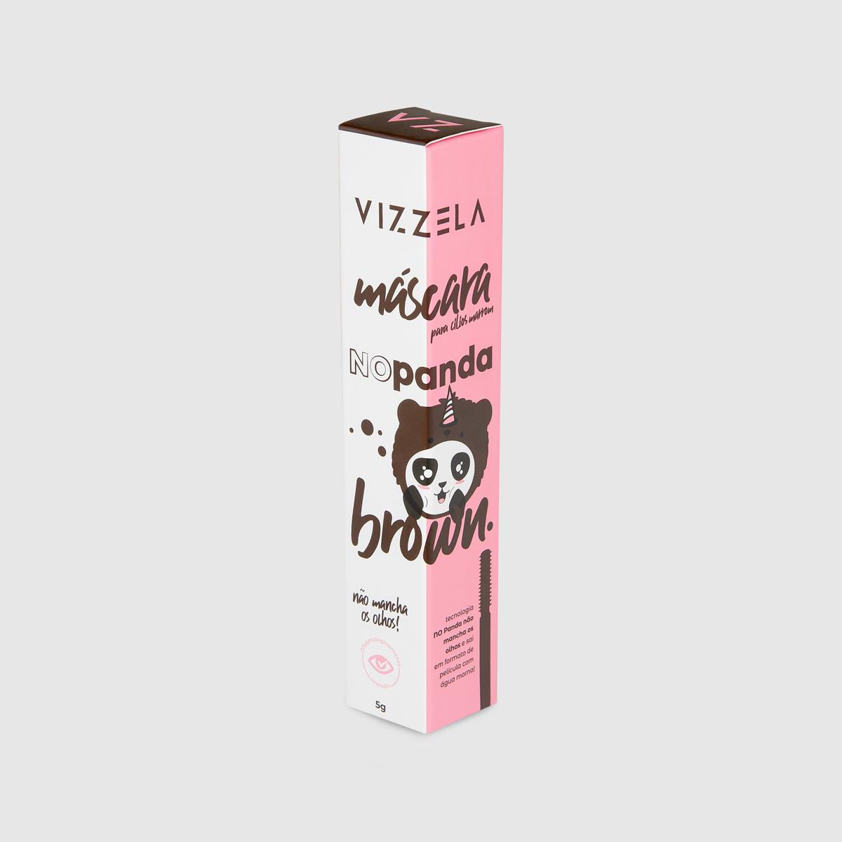 Máscara Para Cílios Marrom - No Panda Brown Vizzela
