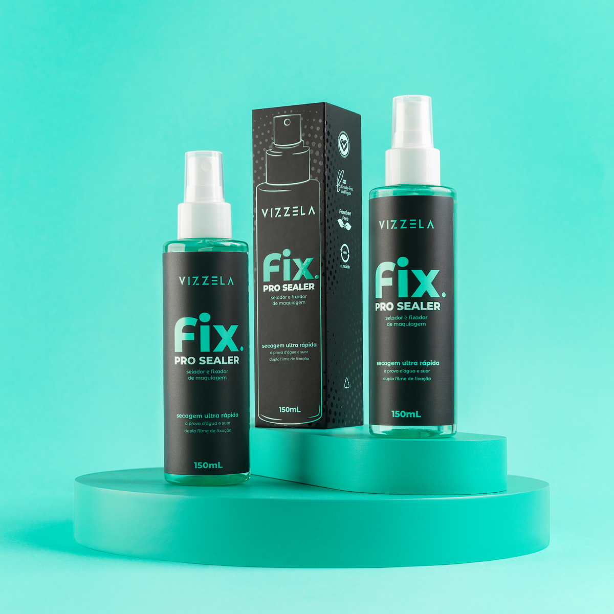 Fix Pro Sealer - Fixador e Selador de Maquiagem – Vizzela